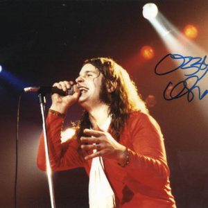OZZY OSBOURNE SIGNED 11X14 PHOTO BLACK SABBATH AUTOGRAPH BECKETT WITNESS HOLO 1