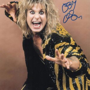OZZY OSBOURNE SIGNED 11X14 PHOTO BLACK SABBATH AUTOGRAPH BECKETT WITNESS HOLO 21