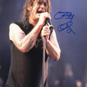 OZZY OSBOURNE SIGNED 11X14 PHOTO BLACK SABBATH AUTOGRAPH BECKETT WITNESS HOLO 38