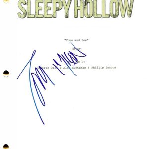 TOM MISON SIGNED SLEEPY HOLLOW PILOT SCRIPT AUTHENTIC AUTOGRAPH HOLOGRAM COA