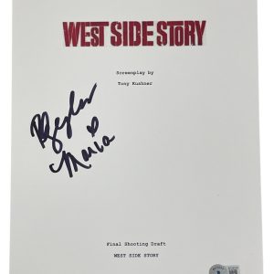 RACHEL ZEGLER SIGNED WEST SIDE STORY SIGNED FULL SCRIPT AUTOGRAPH BECKETT