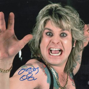 OZZY OSBOURNE SIGNED 11X14 PHOTO BLACK SABBATH AUTOGRAPH BECKETT WITNESS HOLO 11