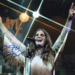 OZZY OSBOURNE SIGNED 11X14 PHOTO BLACK SABBATH AUTOGRAPH BECKETT WITNESS HOLO 12