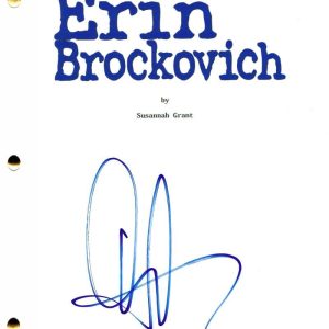 AARON ECKHART SIGNED ERIN BROCKOVICH FULL SCRIPT AUTHENTIC AUTOGRAPH HOLOGRAM