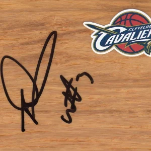 Dion Waiters Cleveland Cavaliers Signed FloorBoard COA