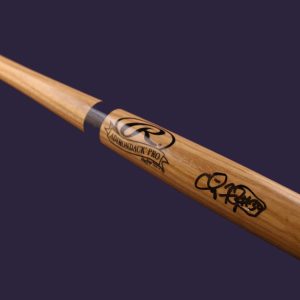 Florida Marlins Cliff Floyd Signed Mini Bat COA