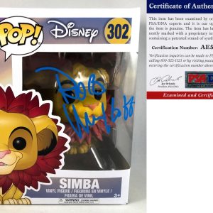 Rob Minkoff Signed Funko Pop Figurine Lion King Simba #302 PSA/DNA COA