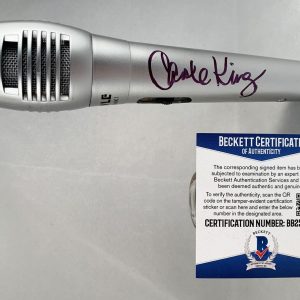 Carole King Autographed Microphone Beckett BAS COA