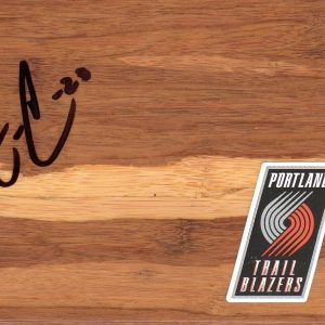 Portland Trail Blazers Allen Crabbe Autographed FloorBoard COA