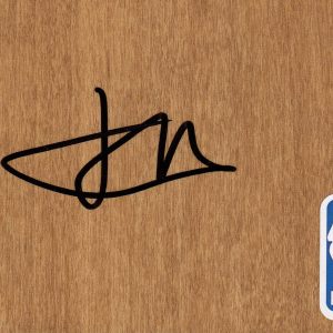 Golden State Warriors James Michael McAdoo Signed FloorBoard COA