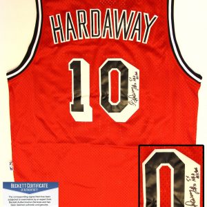 Miami Heat Tim Hardaway Signed Jersey Beckett BAS COA COA