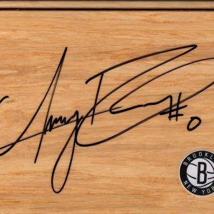 Brooklyn Nets Andray Blatche Autographed FloorBoard COA