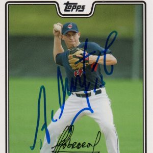 Cleveland Indians Asdrubal Cabrera Signed 2008 Topps Trading Card #CLE3 COA