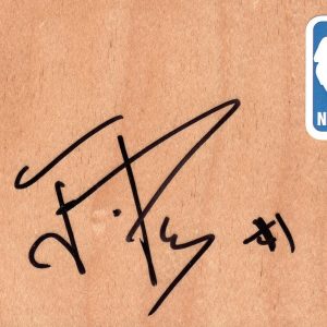 Washington Wizards Jared Dudley Signed FloorBoard COA