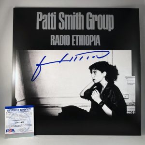 Patti Smith Signed LP Album Vinyl Radio Ethiopia PSA/DNA COA