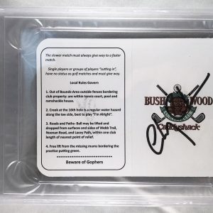 Chevy Chase Signed Masters ScoreCard 7 Caddyshack PSA/DNA COA