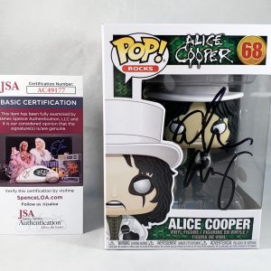 Alice Cooper Signed Funko Pop JSA COA