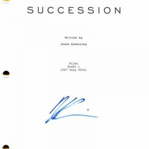 KIERAN CULKIN SIGNED AUTOGRAPH SUCCESSION FULL PILOT SCRIPT - ROMAN ROY RARE!