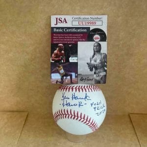 KEN HAWK HARRELSON HOF 2020 SIGNED AUTOGRAPHED M.L. BASEBALL JSA UU19989