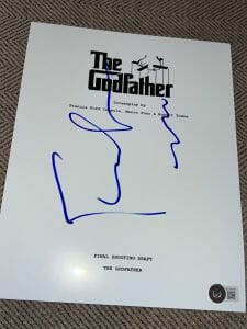 FRANCIS FORD COPPOLA SIGNED AUTOGRAPH MOVIE SCRIPT THE GODFATHER BECKETT BAS G COLLECTIBLE MEMORABILIA