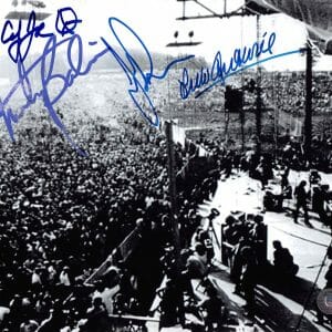 Woodstock (4) Balin, Kaukonen, McDonald & Guthrie Signed 8x10 Photo BAS #AB77684