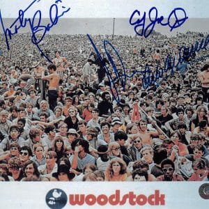 Woodstock (4) Balin, Kaukonen, McDonald & Guthrie Signed 8x10 Photo BAS #AB77686
