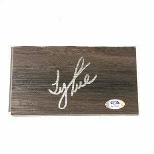 TYRONN LUE Signed Floorboard PSA/DNA Autographed Los Angeles Clippers