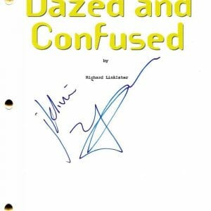 MATTHEW MCCONAUGHEY SIGNED DAZED AND CONFUSED FULL MOVIE SCRIPT AUTOGRAPH HOLO