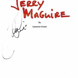 TOM CRUISE SIGNED JERRY MAGUIRE FULL SCRIPT AUTHENTIC AUTOGRAPH BECKETT COA