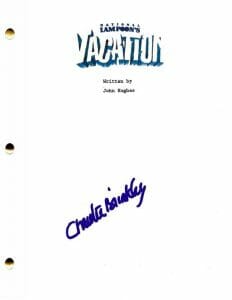 CHRISTIE BRINKLEY SIGNED VACATION FULL SCRIPT AUTHENTIC AUTOGRAPH HOLOGRAM COLLECTIBLE MEMORABILIA