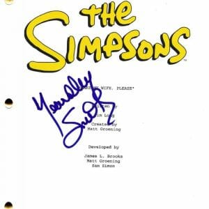 YEARDLEY SMITH SIGNED THE SIMPSONS PILOT SCRIPT AUTHENTIC AUTOGRAPH HOLOGRAM
