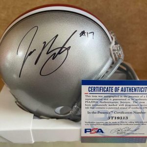 JEROME BAKER OHIO STATE BUCKEYES SIGNED AUTOGRAPHED MINI HELMET PSA