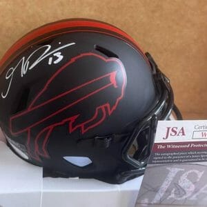 GABRIEL DAVIS BUFFALO BILLS SIGNED AUTOGRAPHED ECLIPSE MINI HELMET JSA WA240161