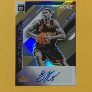 2019-20 PANINI DONRUSS OPTIC JALEN ROSE SIGNATURE SERIES AUTO #SS-J4 NUGGETS