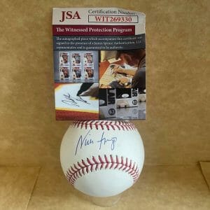 NICK GONZALES PITTSBURGH PIRATES SIGNED AUTOGRAPHED M.L. BASEBALL JSA WIT269330