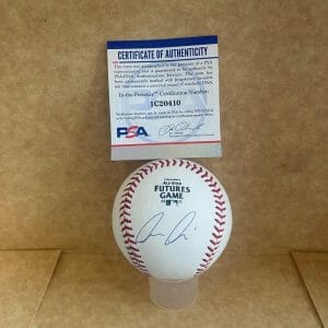 LUIS MEDINA NEW YORK YANKEES SIGNED AUTO 2021 FUTURES GAME BASEBALL PSA IC20410
