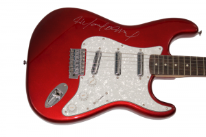 MIKE MCCREADY SIGNED AUTOGRAPH FULL SIZE FENDER ELECTRIC GUITAR PEARL JAM W/ JSA COLLECTIBLE MEMORABILIA
