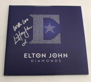 SIR ELTON JOHN SIGNED AUTOGRAPH ALBUM VINYL RECORD – LEGEND! DIAMONDS JSA COA COLLECTIBLE MEMORABILIA