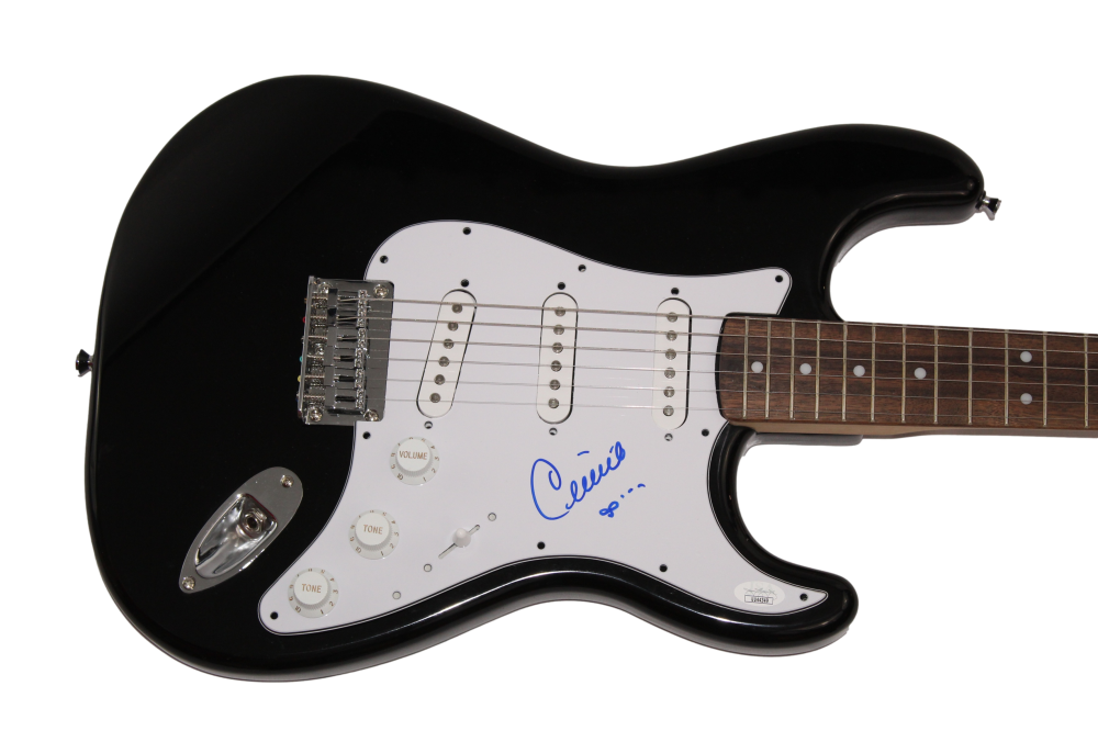 CELINE DION SIGNED AUTOGRAPH FENDER ELECTRIC GUITAR THE COLOUR OF MY ...