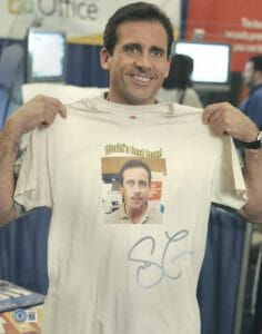 STEVE CARELL SIGNED 11X14 PHOTO THE OFFICE AUTHENTIC AUTOGRAPH BECKETT COA X COLLECTIBLE MEMORABILIA