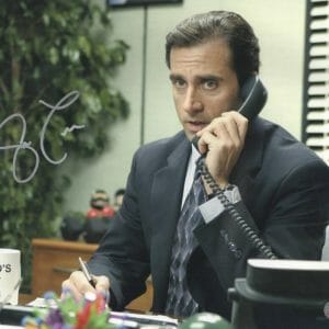 STEVE CARELL SIGNED 11X14 PHOTO THE OFFICE AUTHENTIC AUTOGRAPH BECKETT COA K