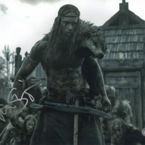 ALEXANDER SKARSGARD SIGNED 11X14 THE NORTHMAN PHOTO AUTHENTIC AUTOGRAPH BAS 3