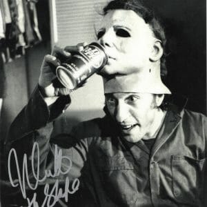 NICK CASTLE SIGNED 11X14 PHOTO HALLOWEEN AUTHENTIC AUTOGRAPH BECKETT COA 18