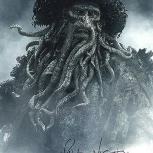 BILL NIGHY SIGNED 11X14 PHOTO PIRATES OF THE CARIBBEAN AUTOGRAPH BECKETT 5