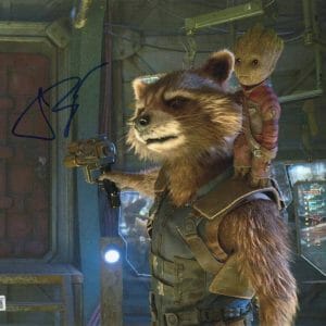 BRADLEY COOPER SIGNED 11X14 PHOTO GUARDIANS OF THE GALAXY AVENGERS BECKETT 11