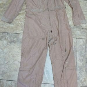 Vintage Tan Military Pilot Flight Suit PLEASE READ DESCRIPTION