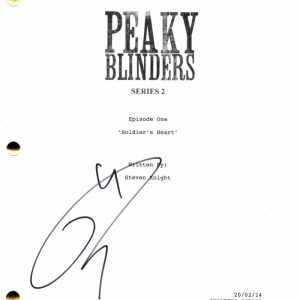 TOM HARDY SIGNED AUTOGRAPH PEAKY BLINDERS FULL EPISODE SCRIPT - CILLIAN MURPHY