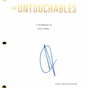 ANDY GARCIA SIGNED AUTOGRAPH THE UNTOUCHABLES FULL MOVIE SCRIPT W/ KEVIN COSTNER