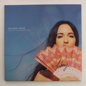 KACEY MUSGRAVES SIGNED AUTOGRAPH ALBUM VINYL RECORD GOLDEN HOUR w/ JSA COA