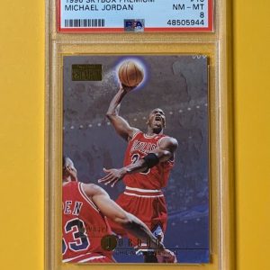 1996 SKYBOX PREMIUM MICAHEL JORDAN #16 BULLS HOF NM-MT PSA 8